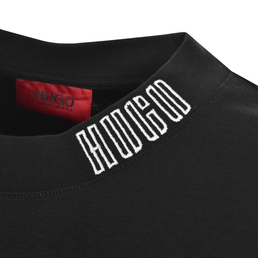 Alternative Image for ProductHUGO Dotch Long Sleeve T Shirt Black3